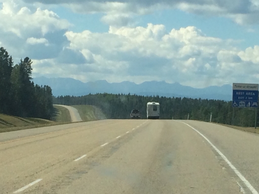mountains in distance